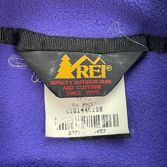 Vintage 90s REI Jacket Men's Size XL Full Zip Fleece Pullover Polartec READ - Picture 5 of 12